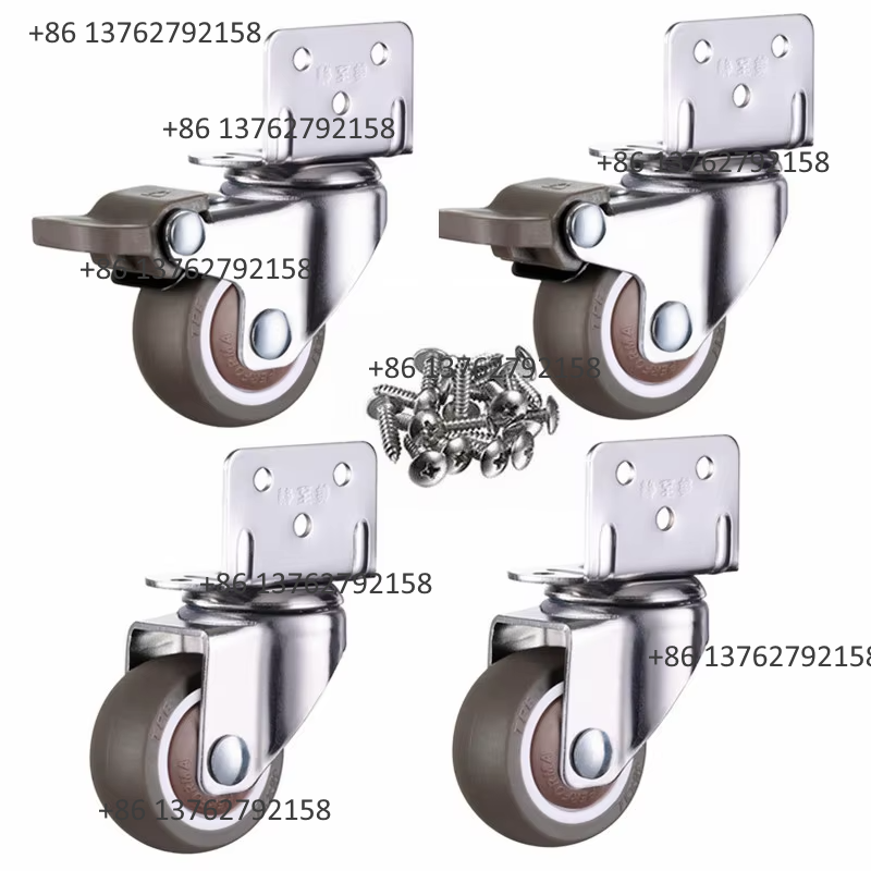 Furniture Hardware - 4 قطع عجلات دوارة هادئة من