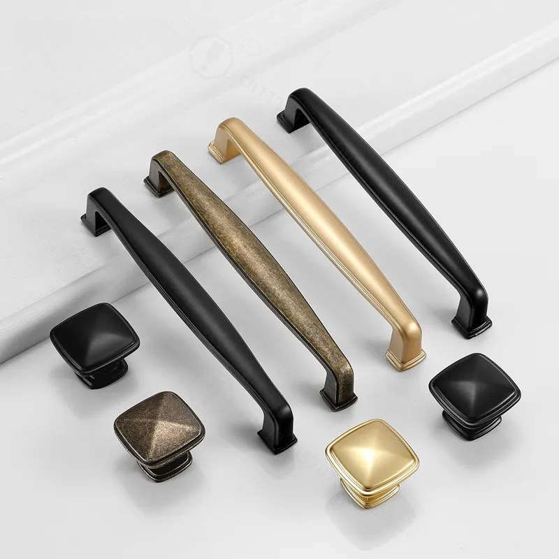Furniture Hardware Wholesale - مقبض باب خزانة أسود من ييجيا،