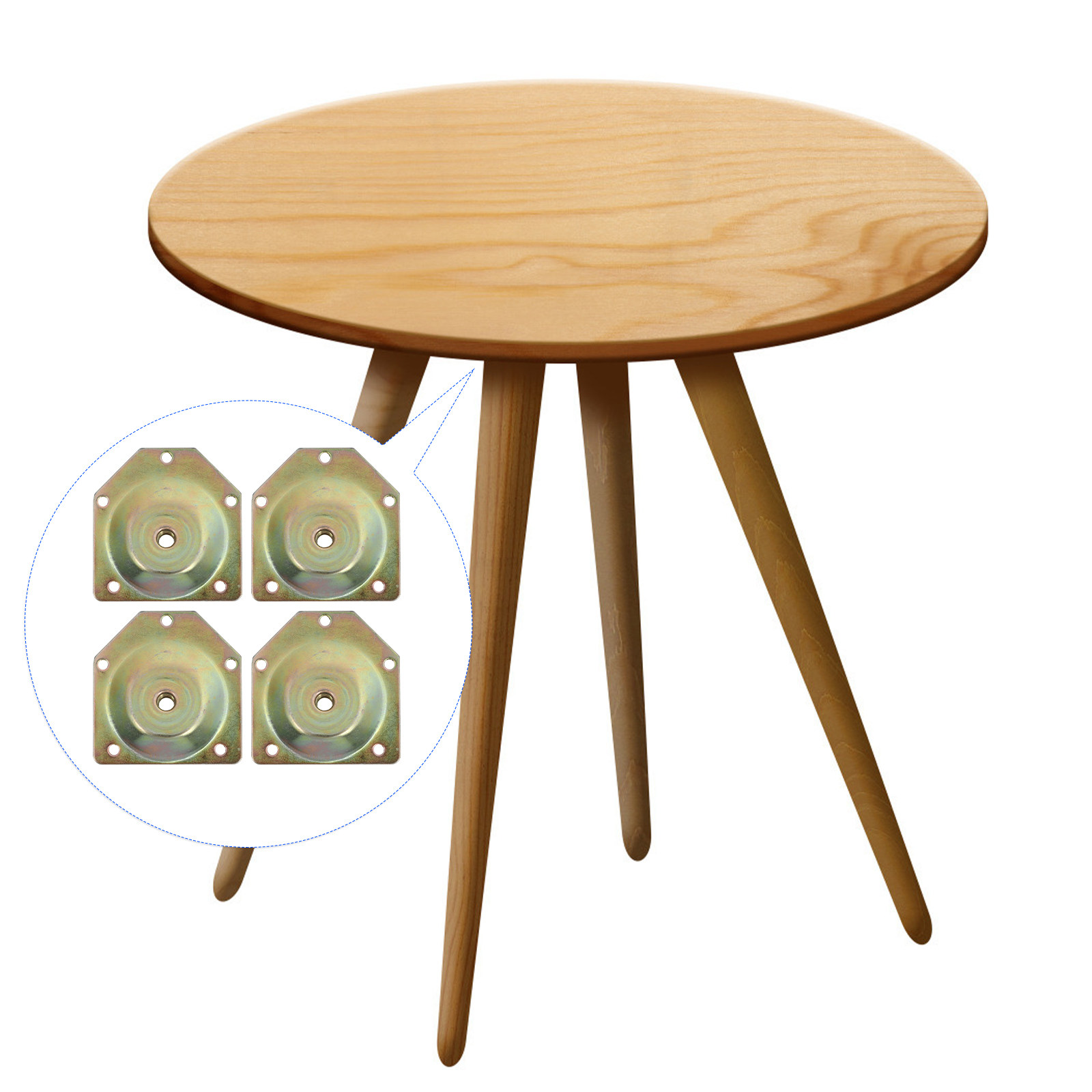 Furniture Leg Set - مجموعة من 4 قطع من صواميل