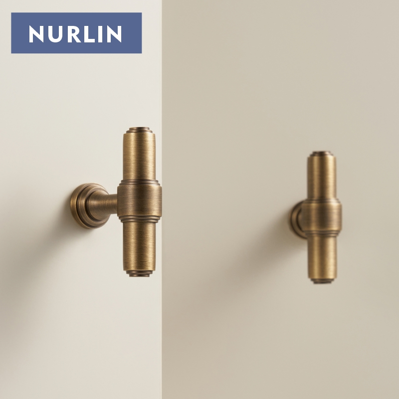 Furniture Hardware Kit - Nurlin الصلبة النحاس الفرنسية الرجعية العتيقة