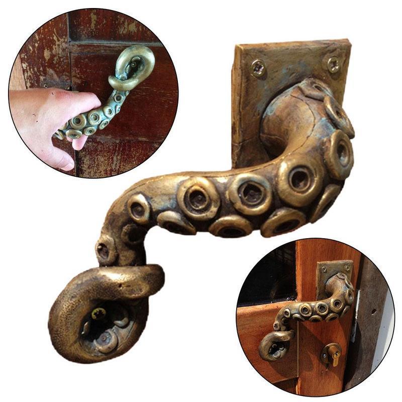 Furniture Hardware Kit - خمر الأخطبوط مقبض الباب الحيوان نمط