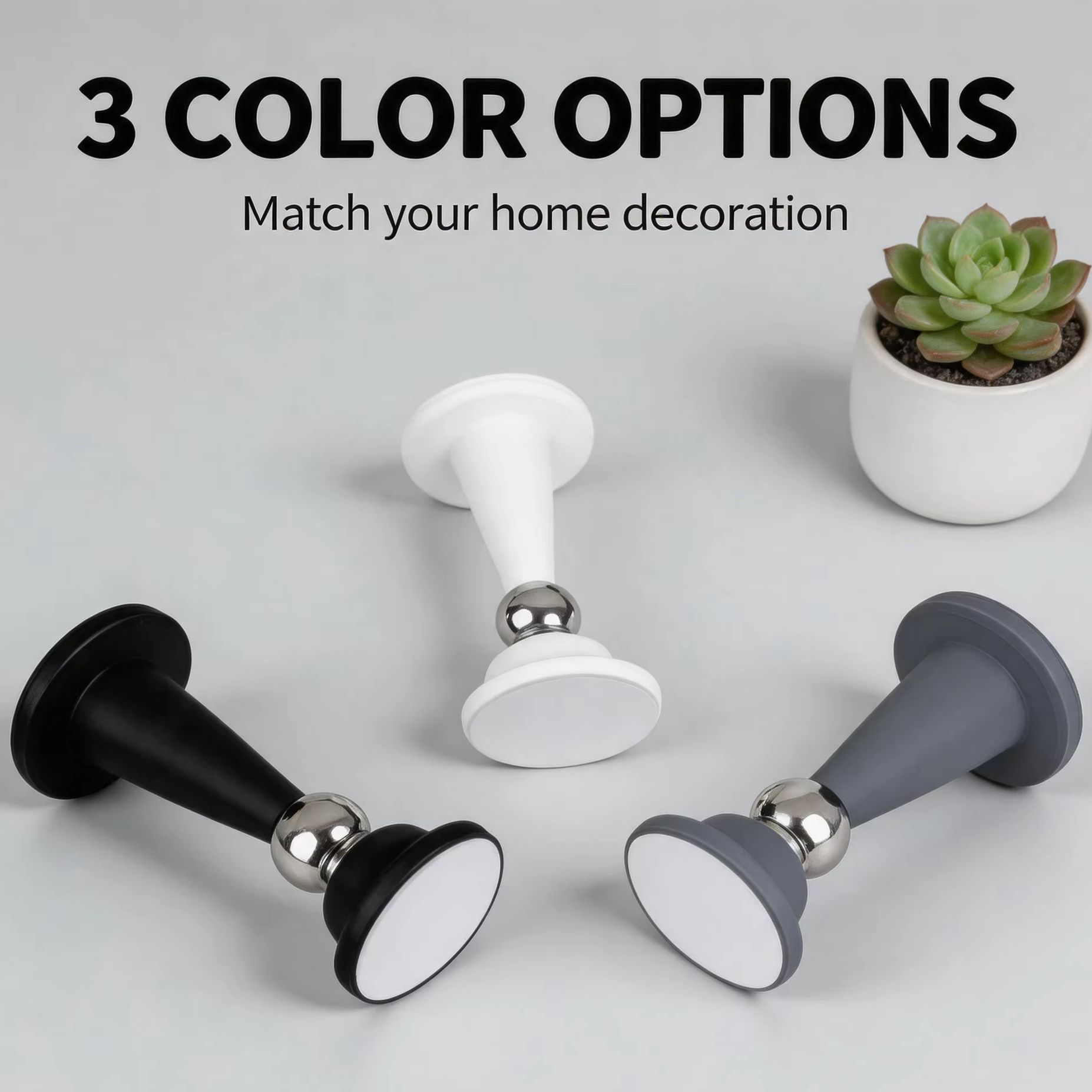 Furniture Hardware Kit - مانع اصطدام للأبواب من السيليكون بدون
