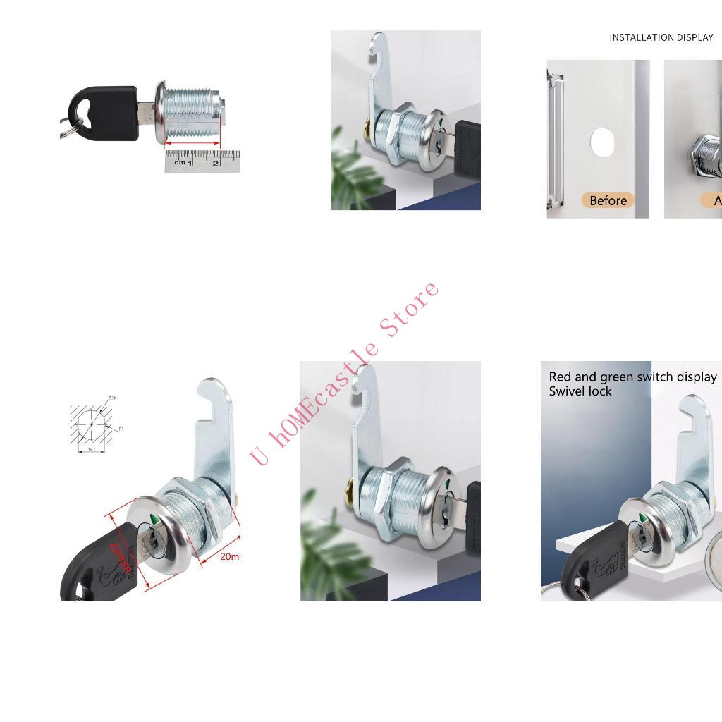 63HF 2set درج كاميرات قفل قفل  - مراجعة Furniture Hardware Locks وسعره