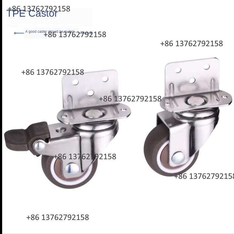 4 قطع عجلات دوارة هادئة من الم - مراجعة Furniture Hardware وسعره