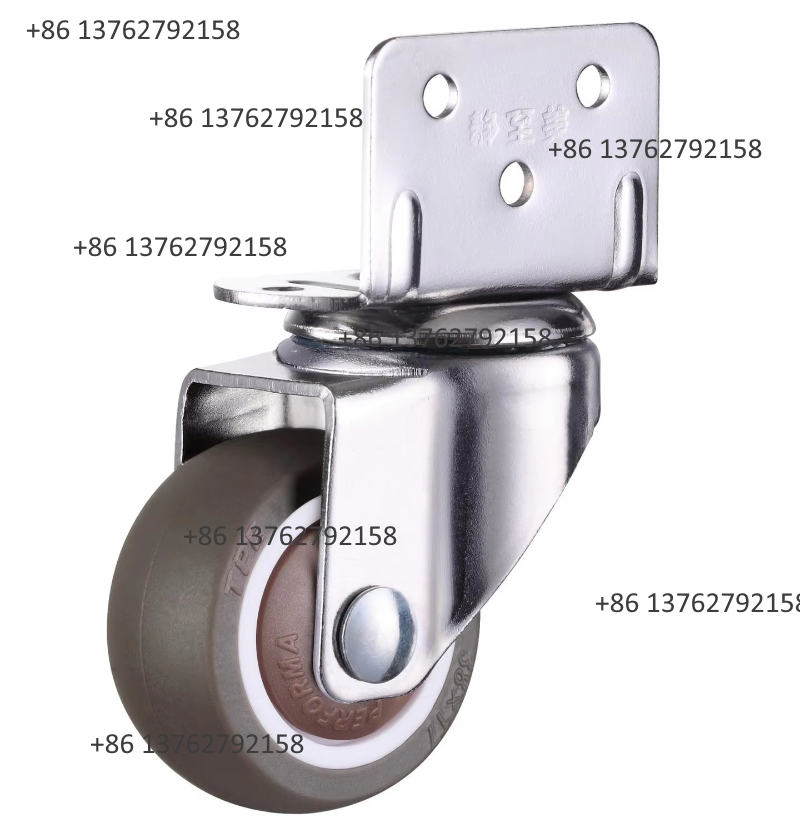 4 قطع عجلات دوارة هادئة من الم - مراجعة Furniture Hardware وسعره