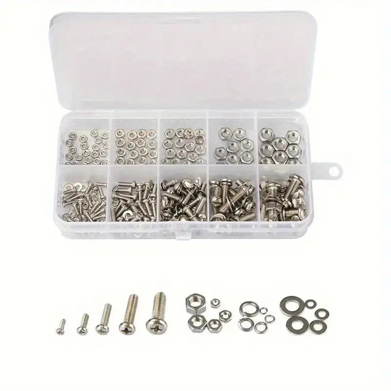 320 قطعة مجموعة صواميل ومسامير - مراجعة Furniture Hardware Kit وسعره