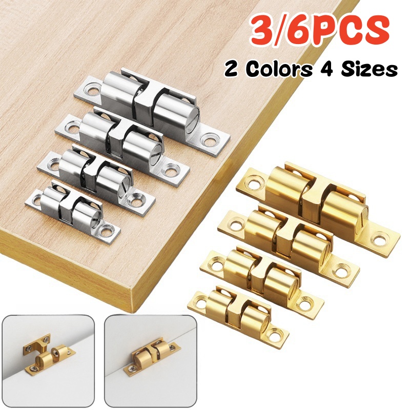 3/6 قطعة خزانة باب الكرة الصيد - مراجعة Furniture Hardware Locks وسعره