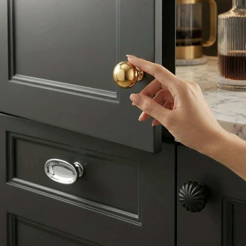مقبض دائري صغير عتيق ذو فتحة و - مراجعة Furniture And Kitchen Hardware Fitting وسعره