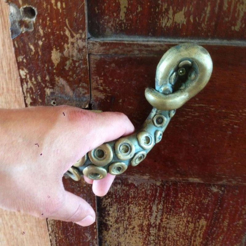 خمر الأخطبوط مقبض الباب الحيوا - مراجعة Furniture Hardware Kit وسعره