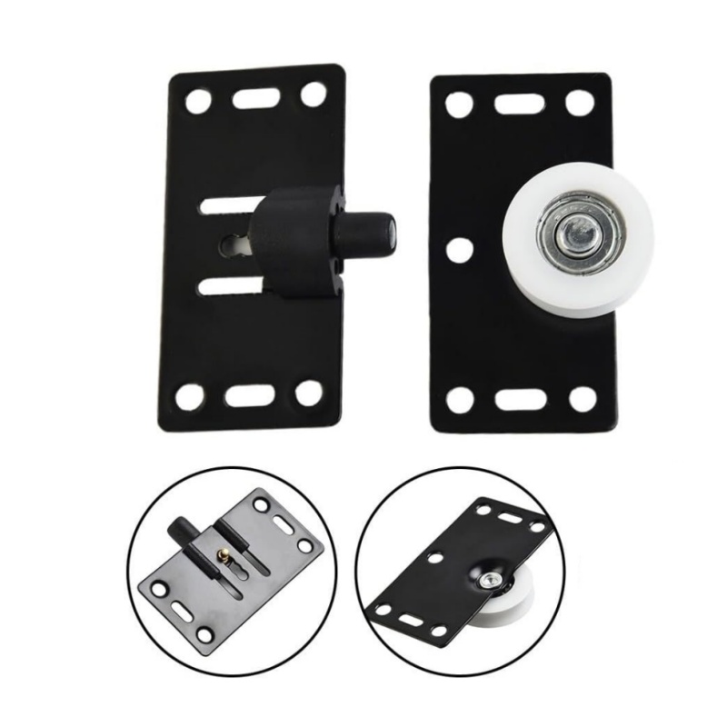 مجموعتان من بكرات أبواب الخزان - مراجعة Furniture Hardware Kit وسعره