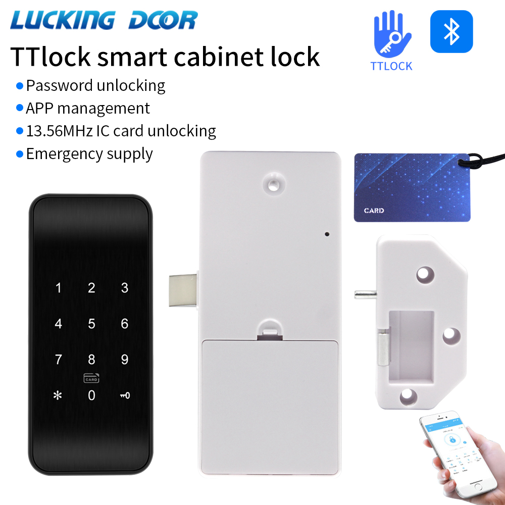 TTLOCK 13.56Mhz بصمة قفل للدرج - مراجعة Furniture Hardware Locks وسعره