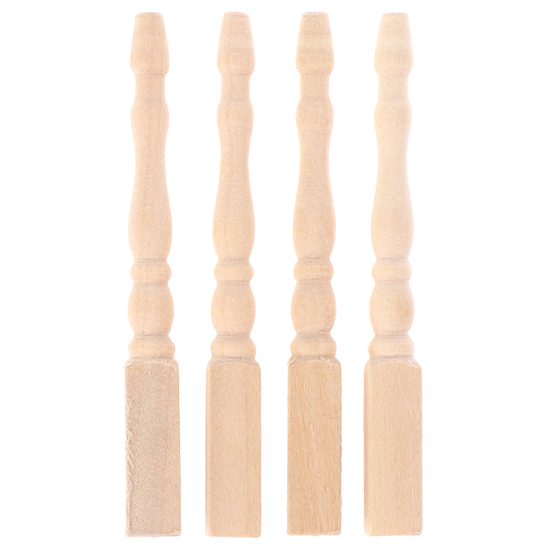 ● 4 قطع/مجموعة أرجل طاولة خشبي - مراجعة Furniture Leg Set وسعره